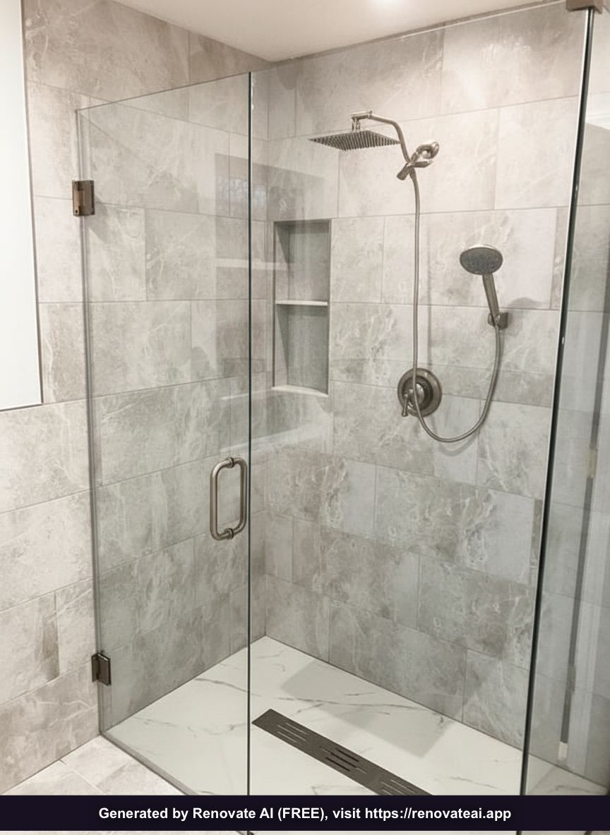 Walk-in shower design 1